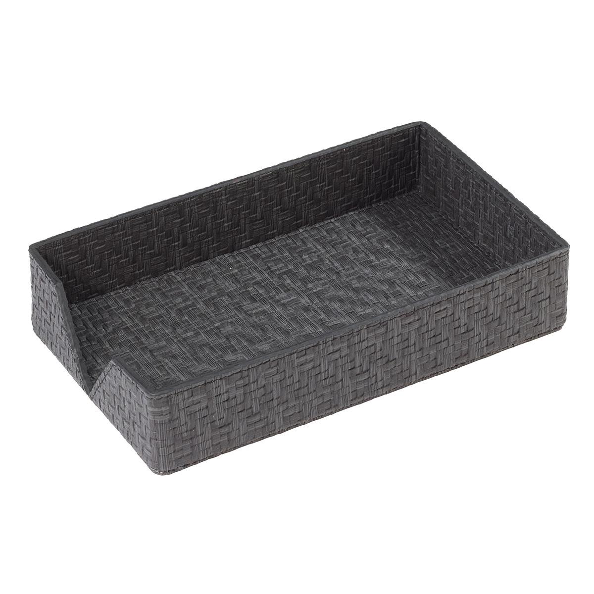 Black Guest Towel Box