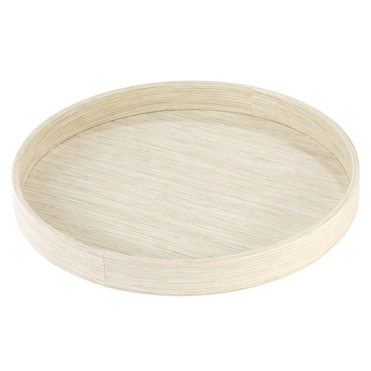 Ecru Round Tray