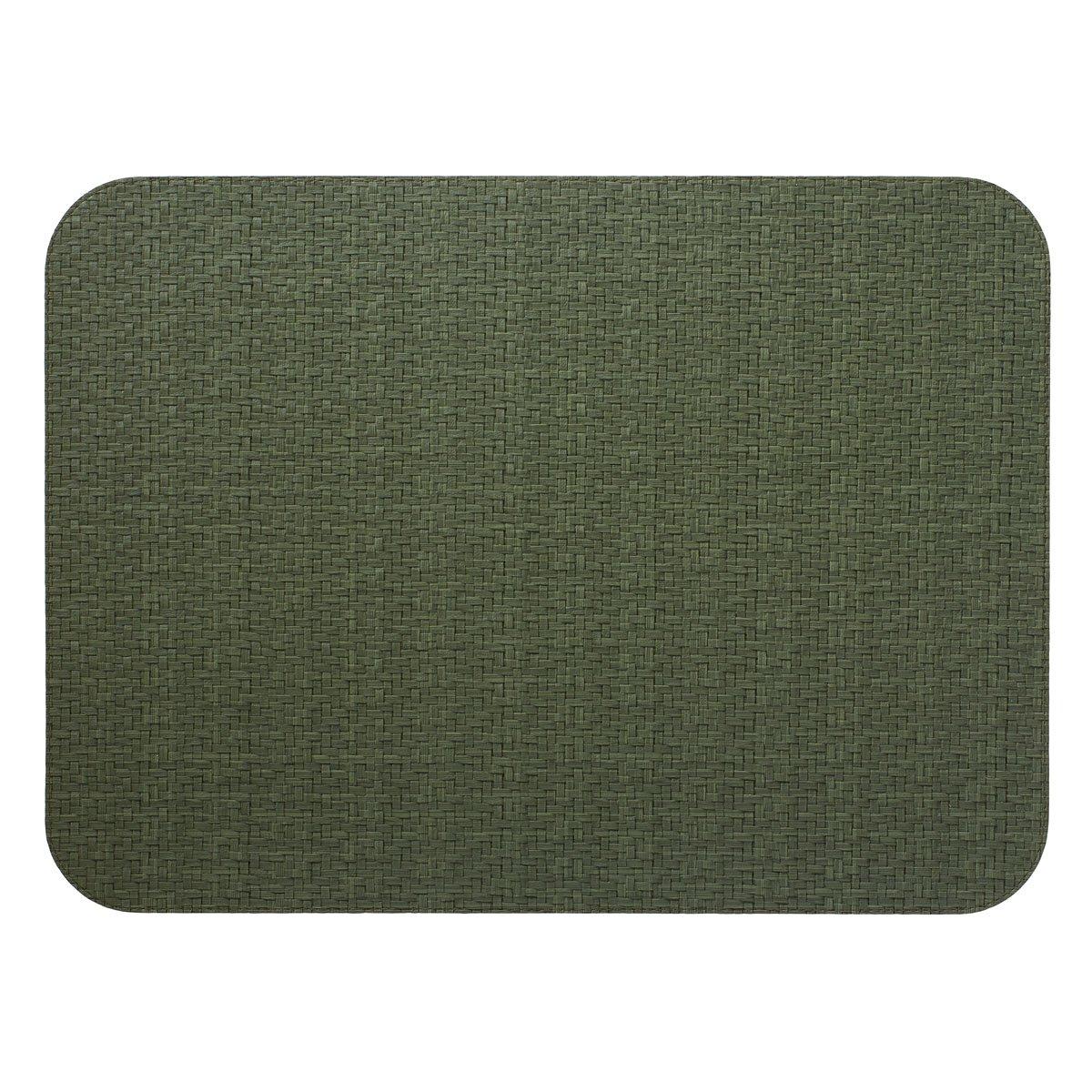 Olive Oblong Mats p/4