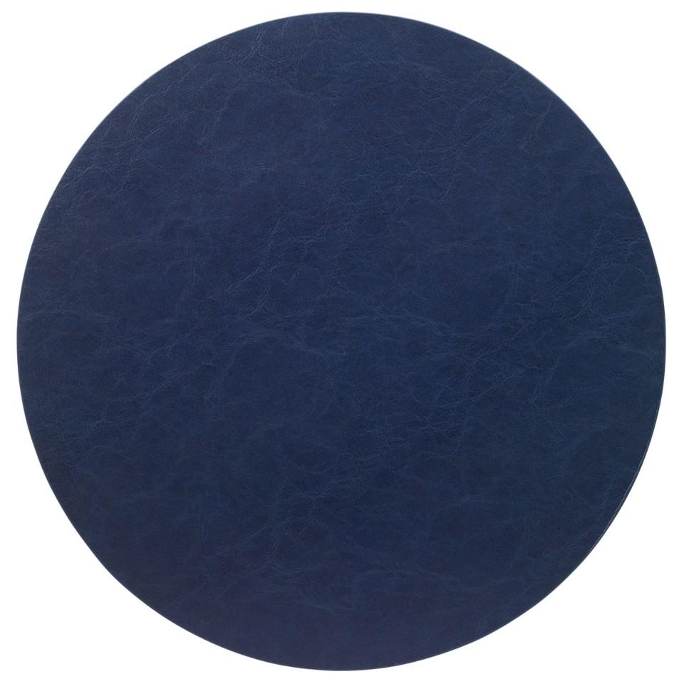 Navy Round Mats - Set of 4
