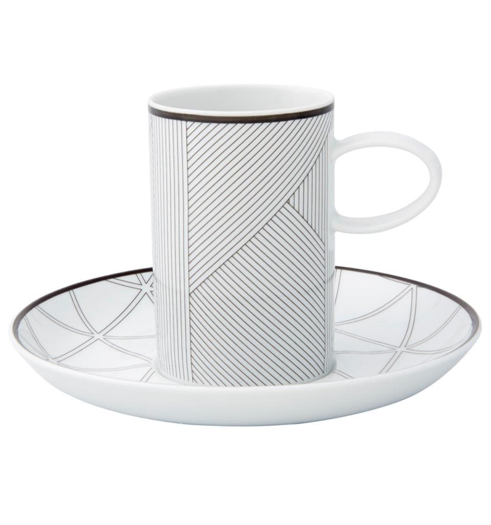 Coffee Cup And Saucer Black