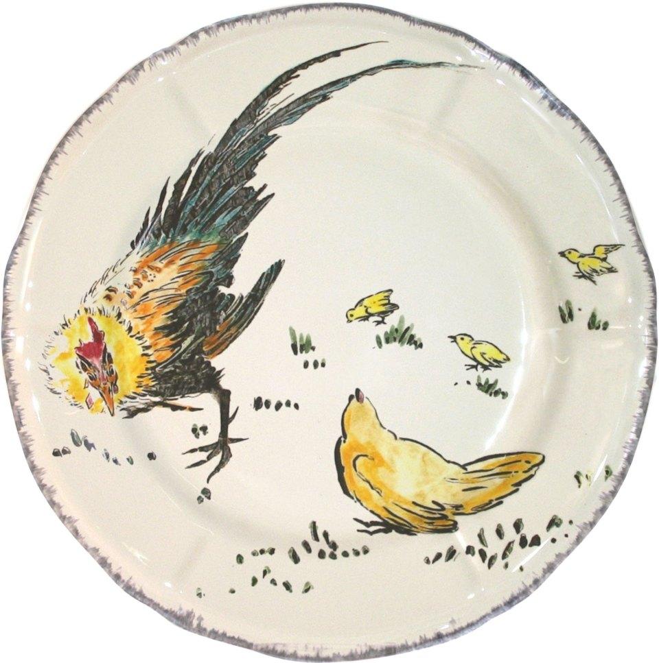 Dessert Plate Coq & Poule