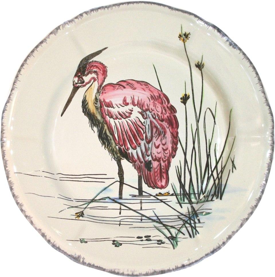 Luncheon Plate Heron