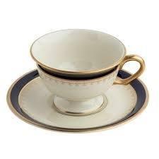 Washington Ivory by Pickard Tea Cup and Saucer
