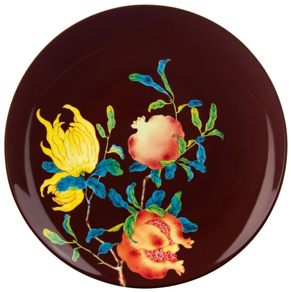 Dessert Plate 8.3 in Brown