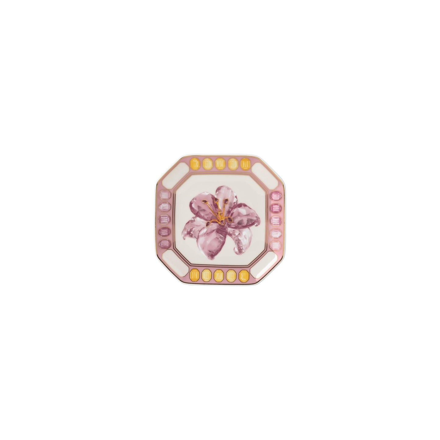 Dish 4 1/2 x 4 1/2 in Pink Lily