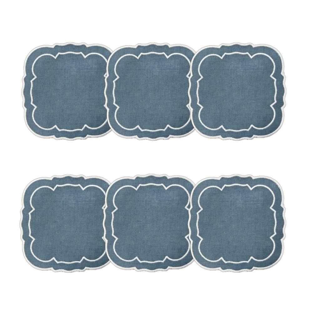 Blue / White - Boxed Set of 6
