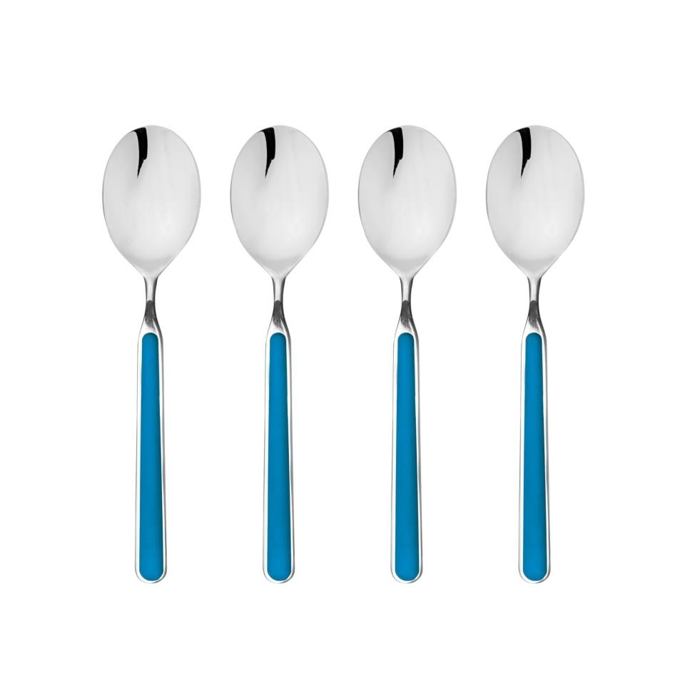 American Coffee Spoons Set 4 Pcs Electric Blue