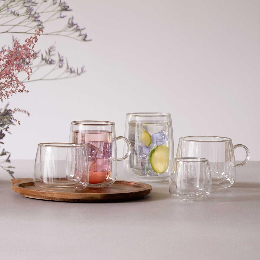 Coffee Mug No Handle Pair
