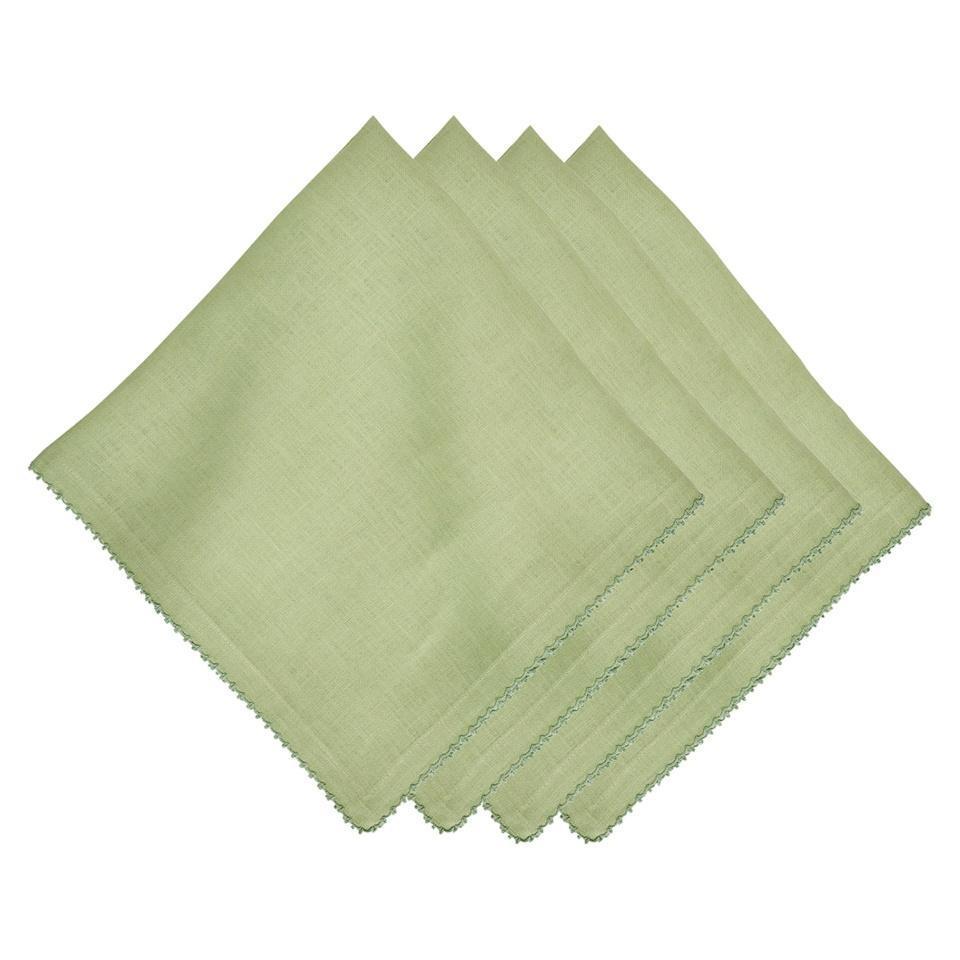 Napkin Berry Scallop Green