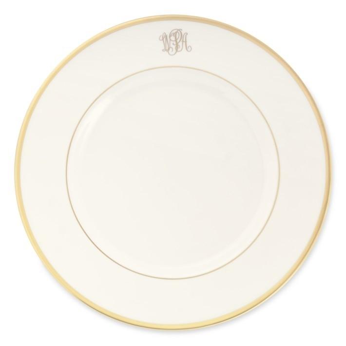 Signature Ivory/Gold Bread & Butter by Pickard