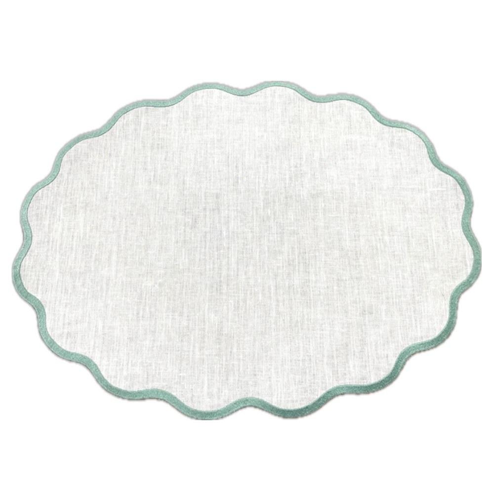 White/Green - Set of 2