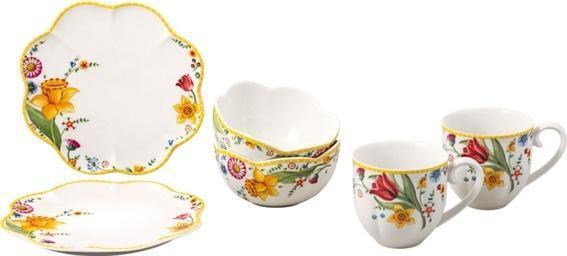 Breakfast Set for 2 (Salad, Bowl, Mug)
