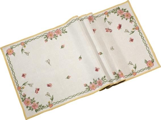 Embroidered Runner XL: New Flowers