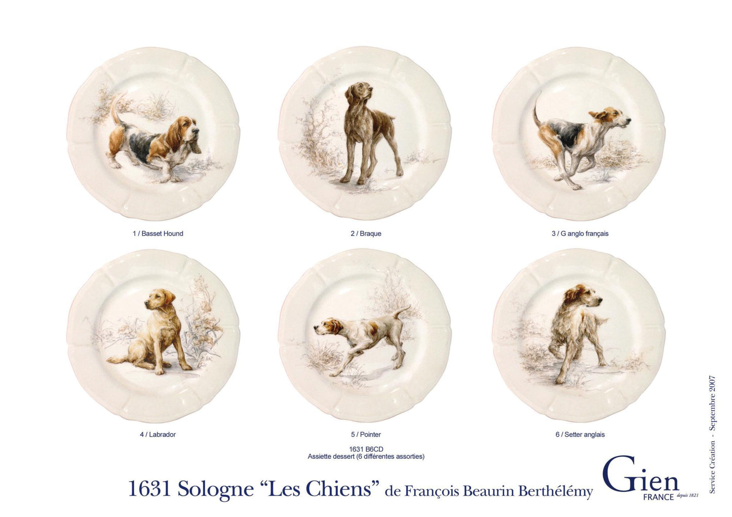 Dessert Plate, Anglo Francais