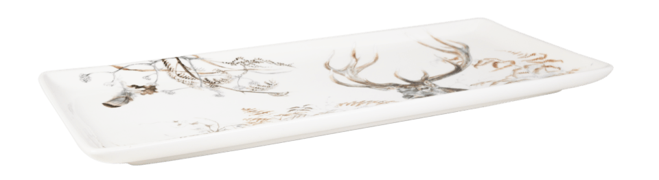 Oblong Serving Tray, Stag