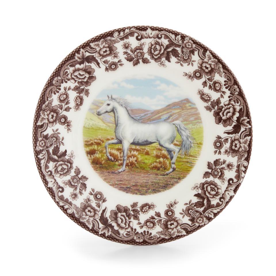 Woodland Horses SALAD PLATE 8" ARABIAN