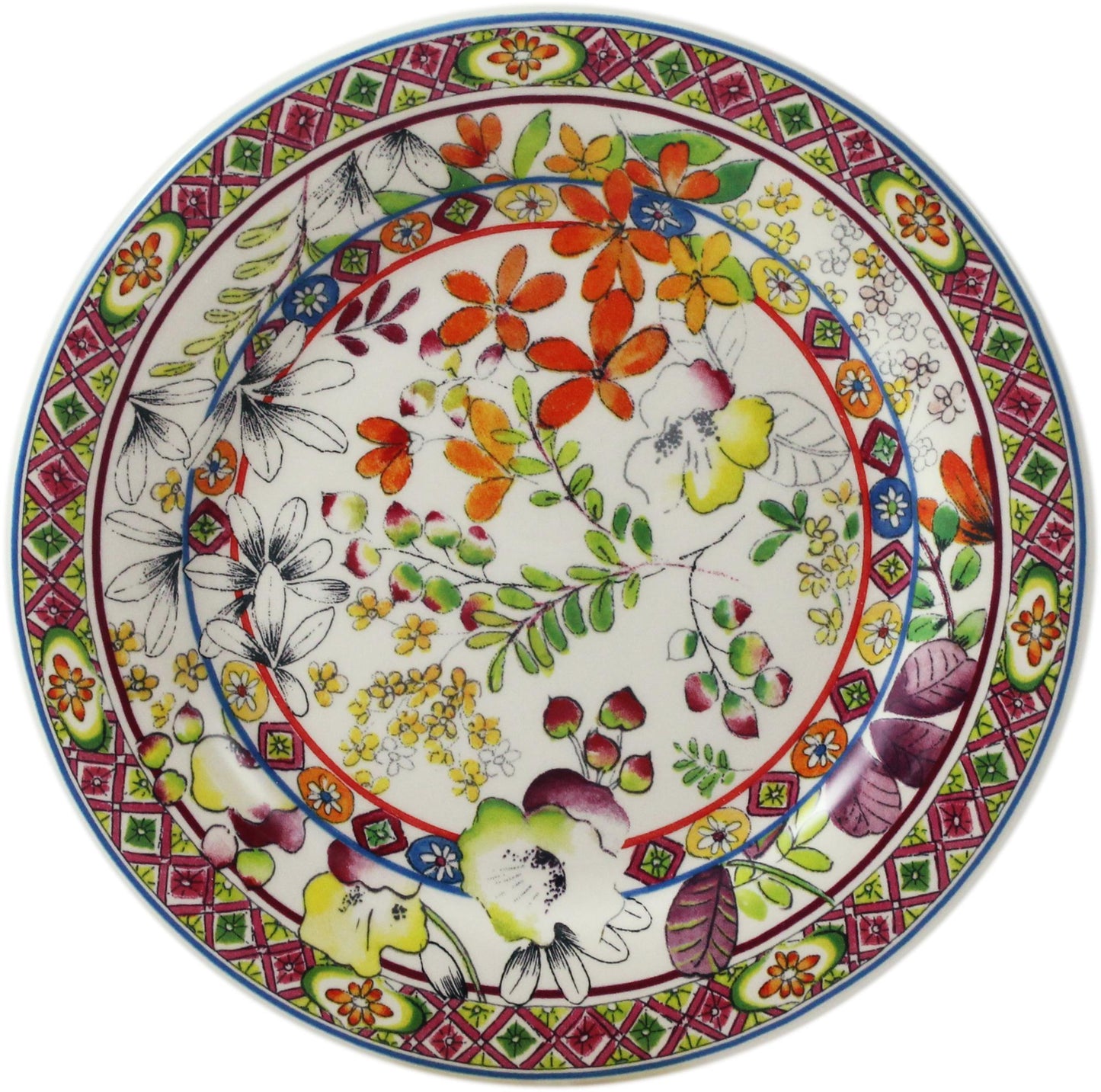 Canape Plates, Set of 4