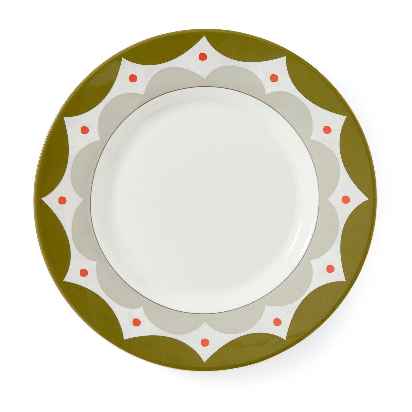 Geo Salad Plate 8.75"