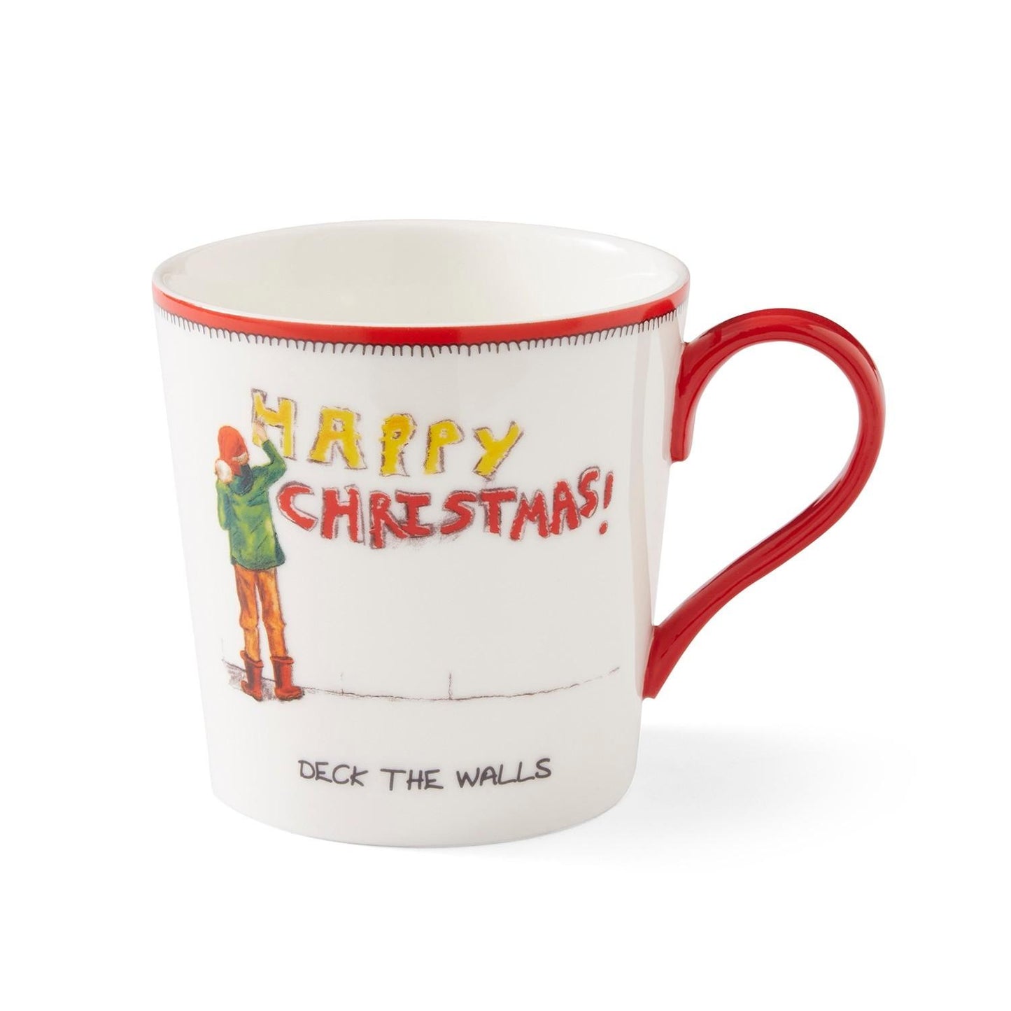 Deck The Walls Mug 12Oz