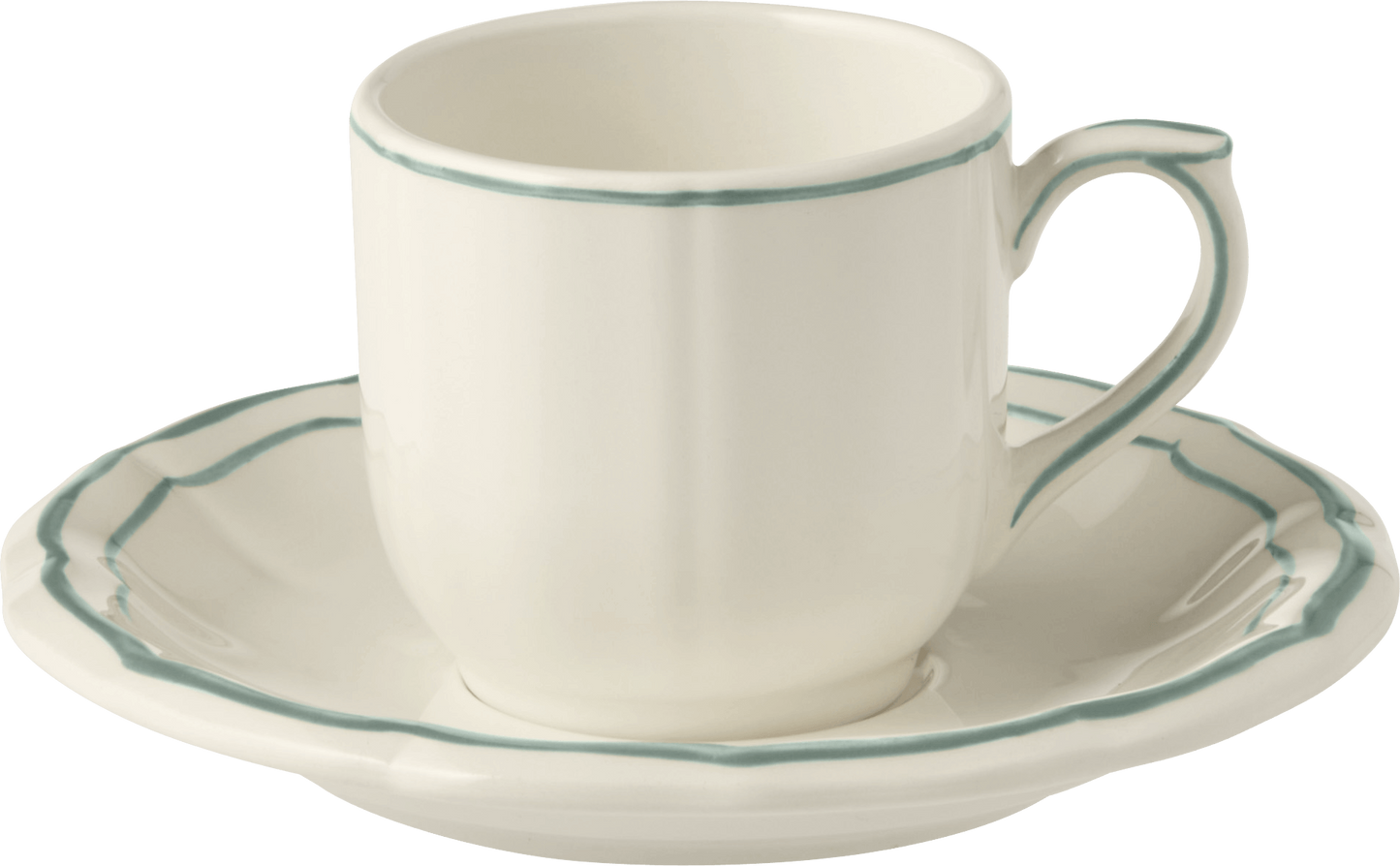 Espresso Cups & Saucers, Set of 2