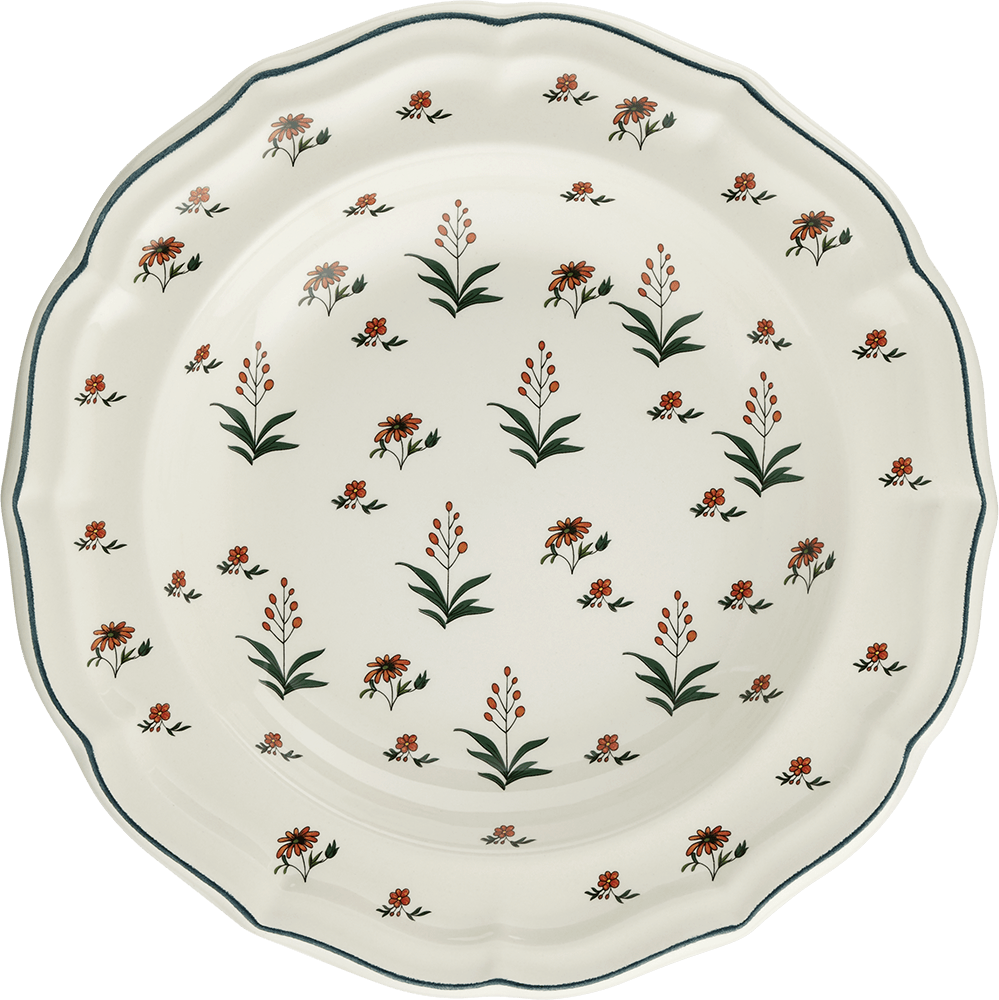 SET OF 4 RIM SOUP PLATES