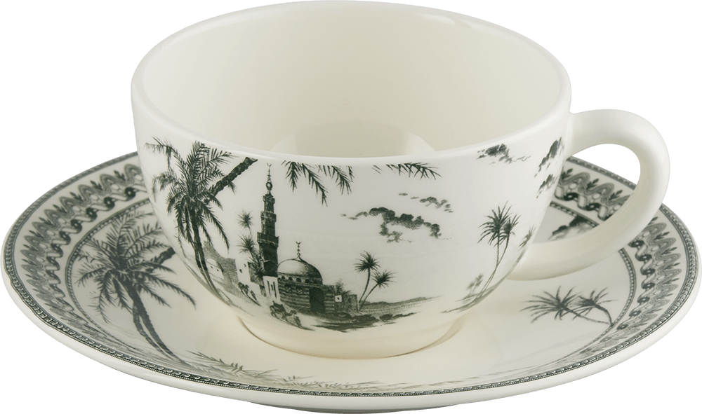 Tea Cups & Saucers, Set of 2