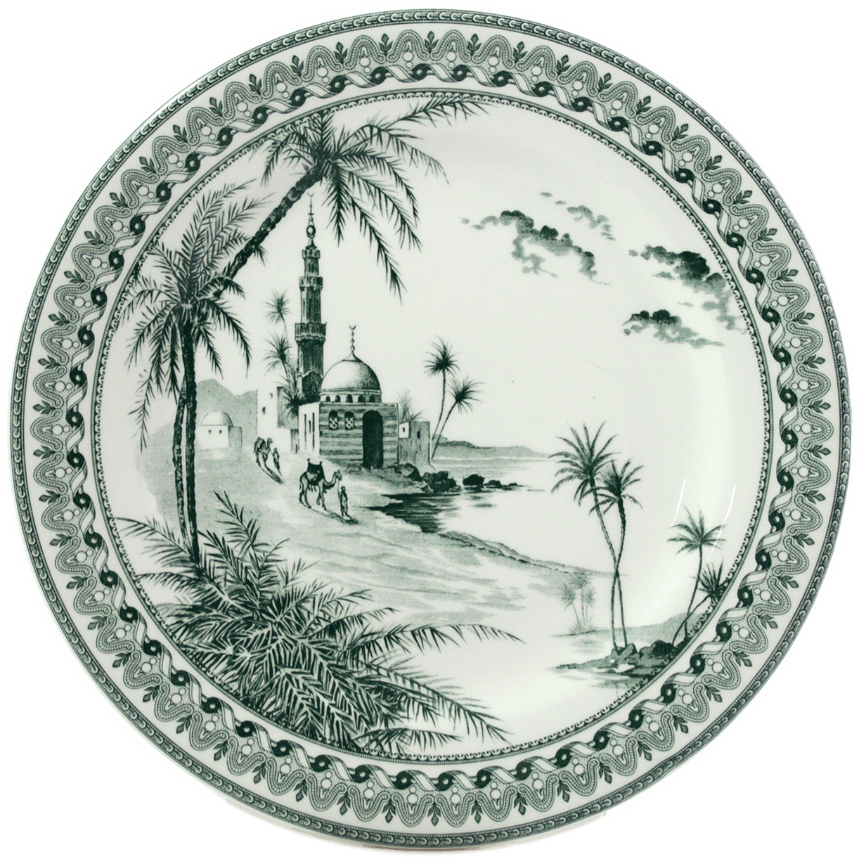 Dessert Plates Vues D'orient, Set of 4