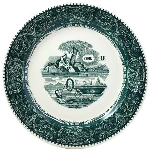 Rebus Dinner Plate