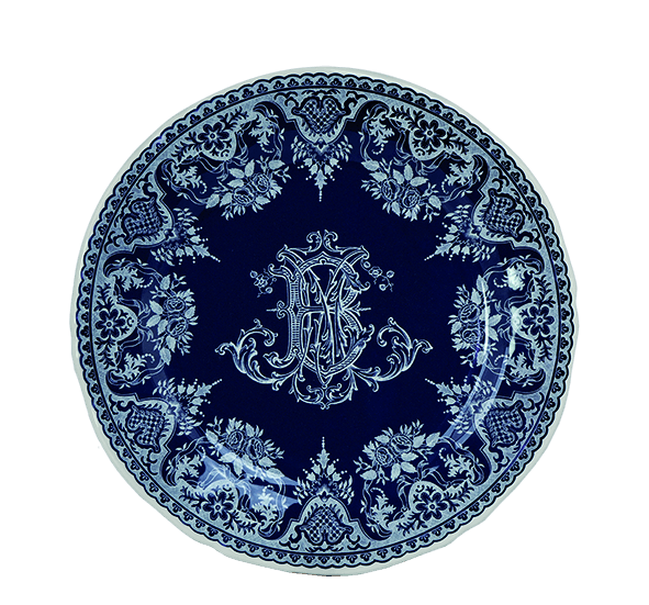 Dessert Plates Monogramme, Set of 4