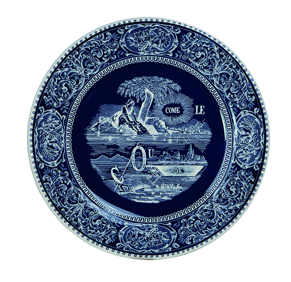 Dessert Plates Rebus, Set of 4