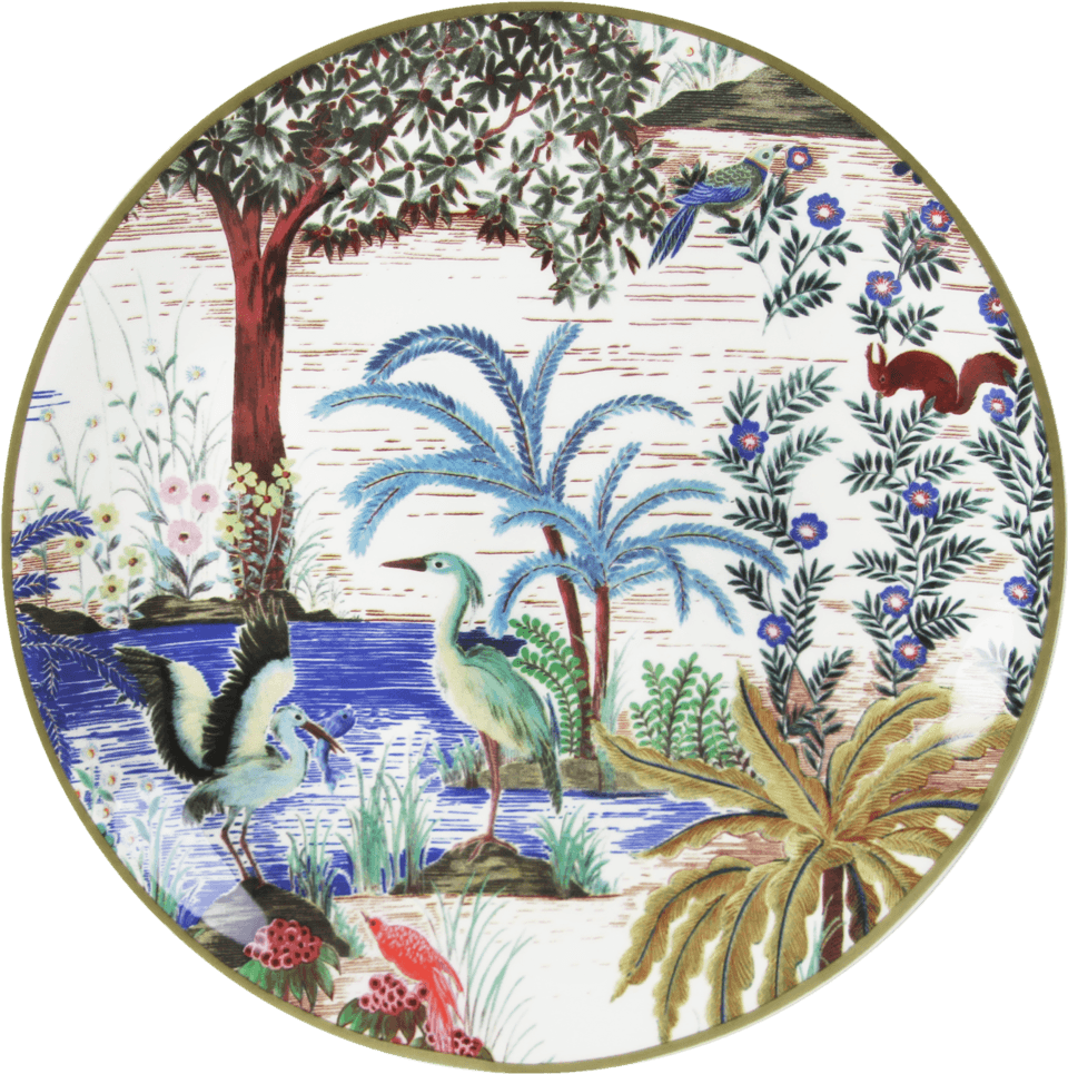 Canape Plate Heron