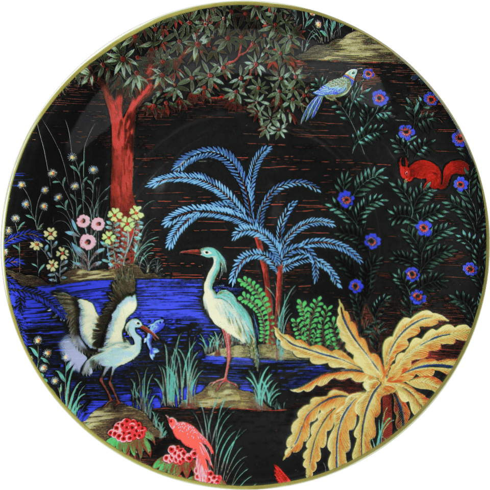 Dessert Plate Heron
