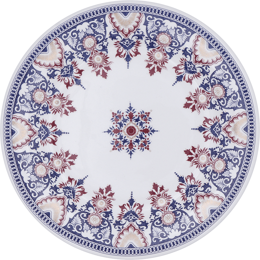 Canape Plates, Set of 4