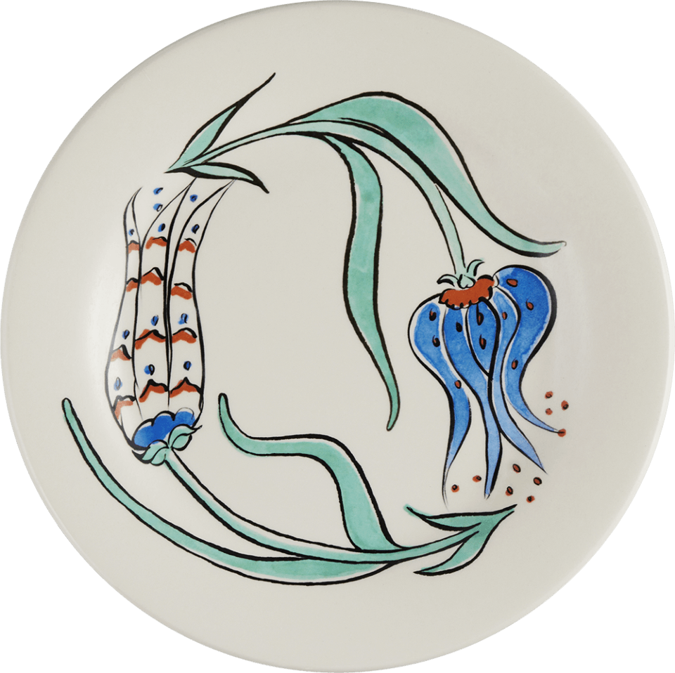 Assorted Canape Plates, Set of 4