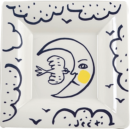 Large Square Candy Tray (Moon)