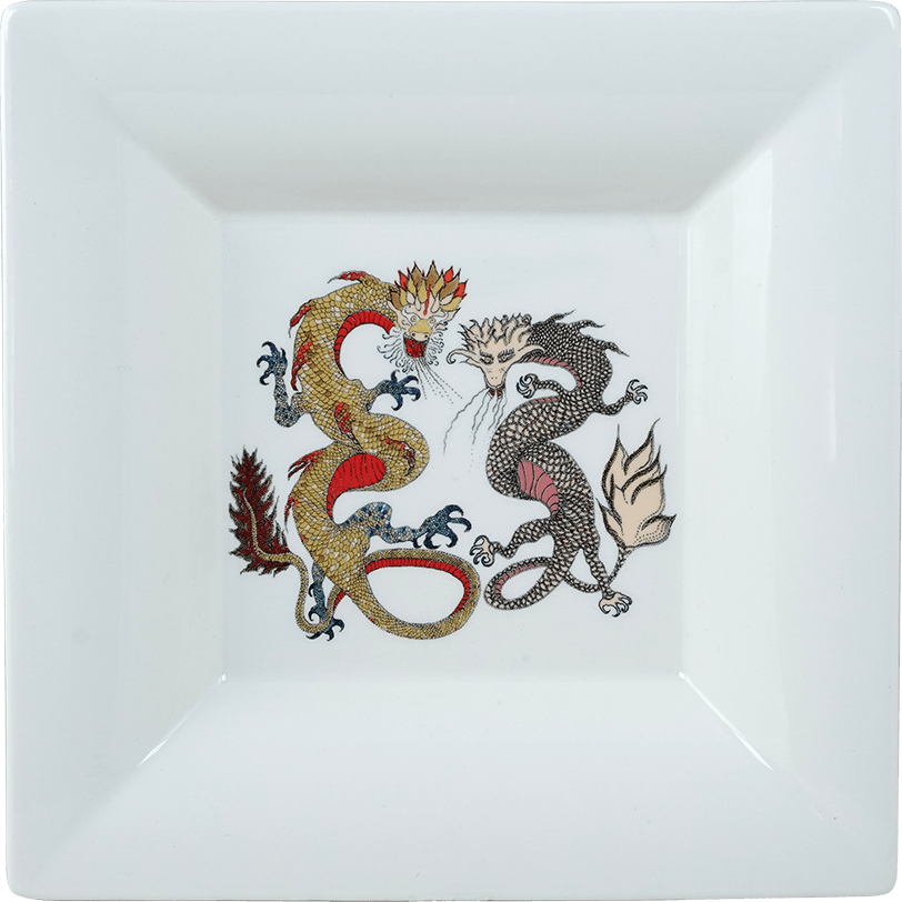 Square Candy Tray Xl, Dragon