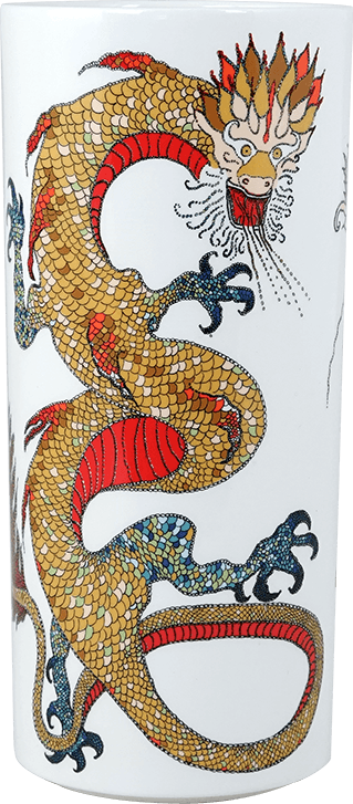 Cylinder Vase, Dragon
