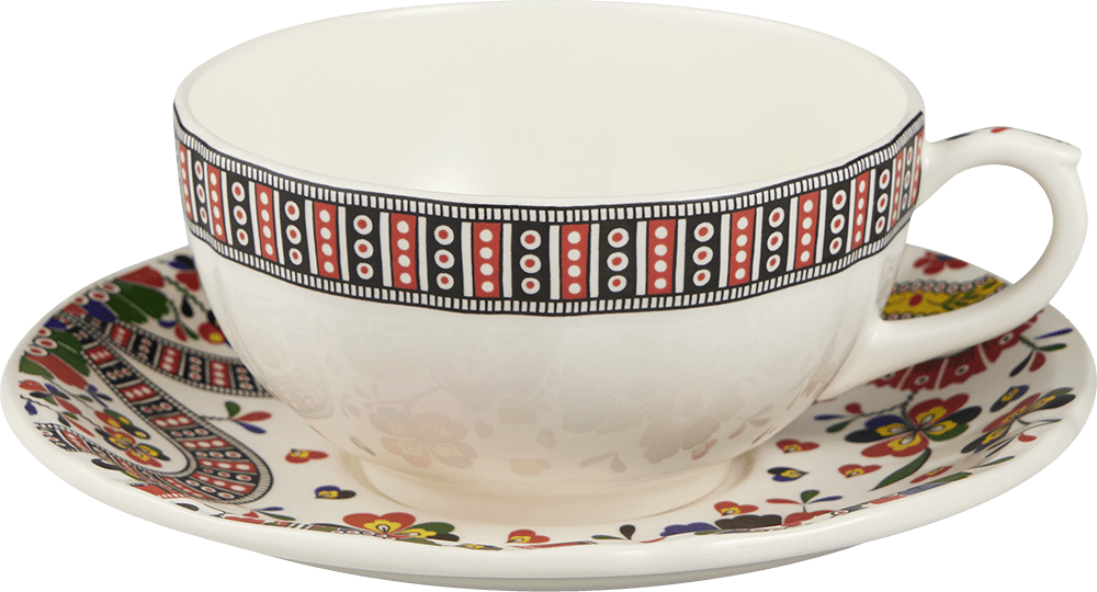 Breakfast Cups & Saucers, Set of 2