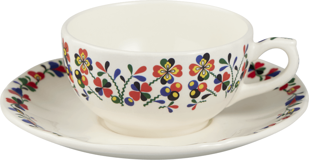 Tea Cups & Saucers, Set of 2