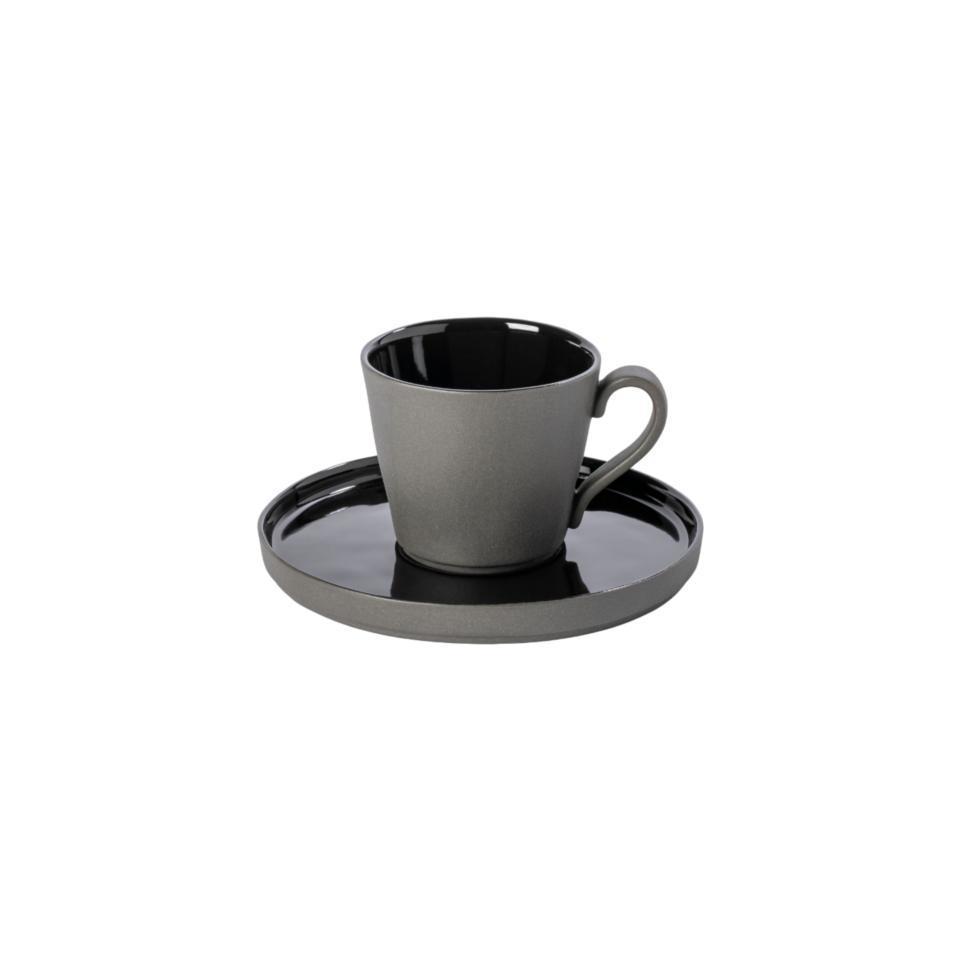Tea Cup and Saucer 7 oz., Black