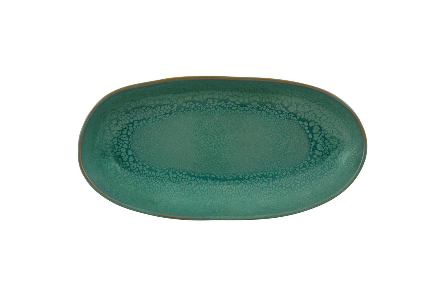 Oval Tray Jade, 13 4/7"