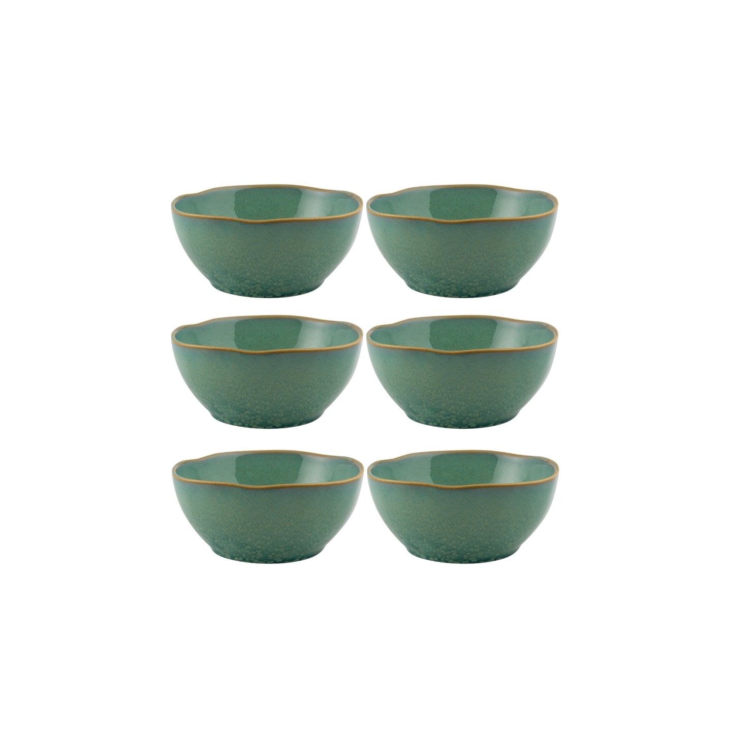 Bowl Jade, set of 6, 21 1/3 oz