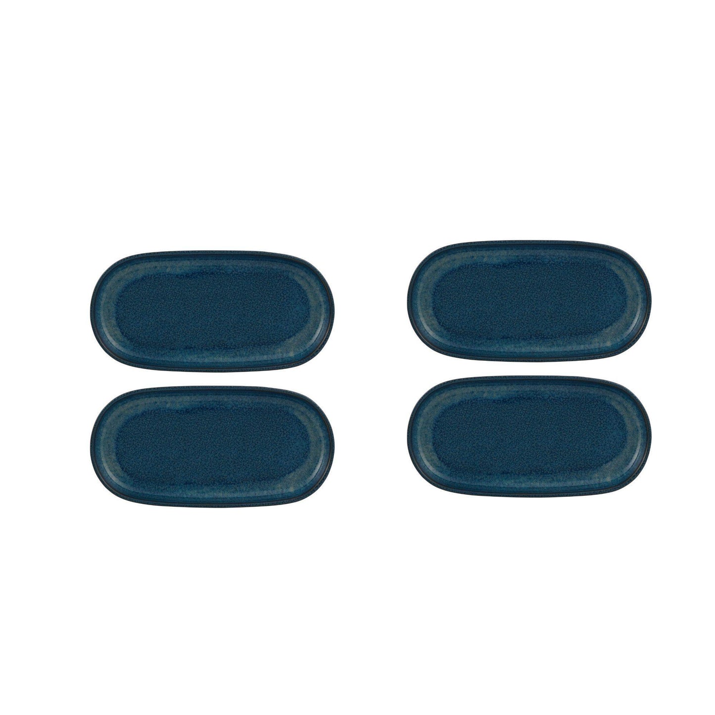 Lapis Lazuli Oval Tray/Plate11", Set of 4