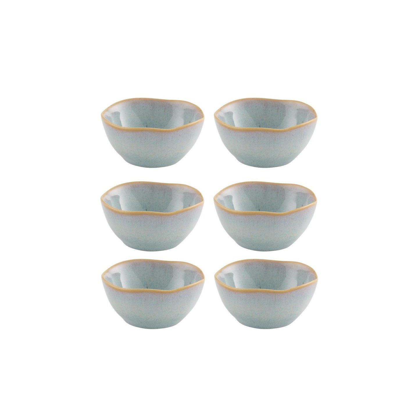 Bread Plate Moonstone, set of 6
