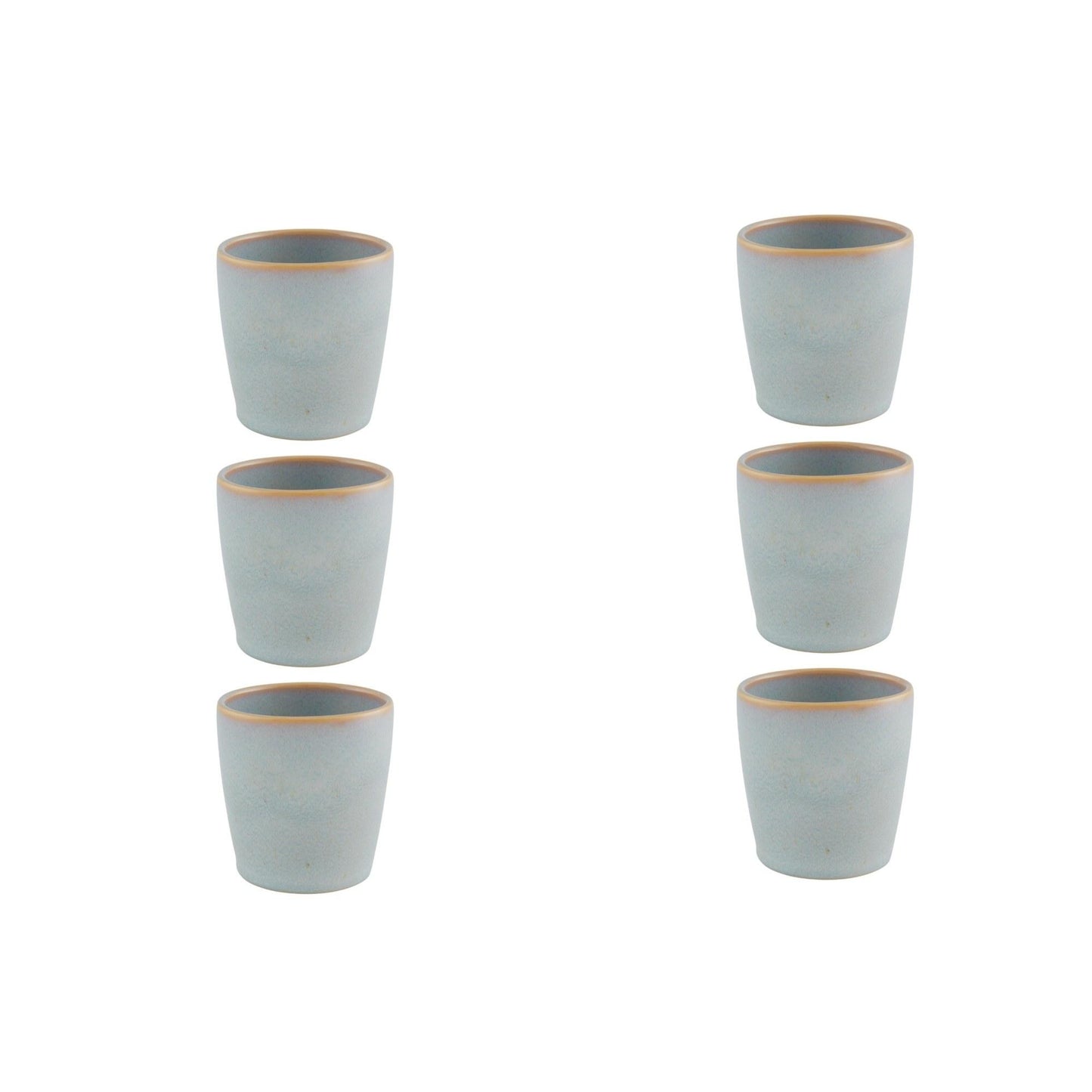 Cup Medium Moonstone, set of 6