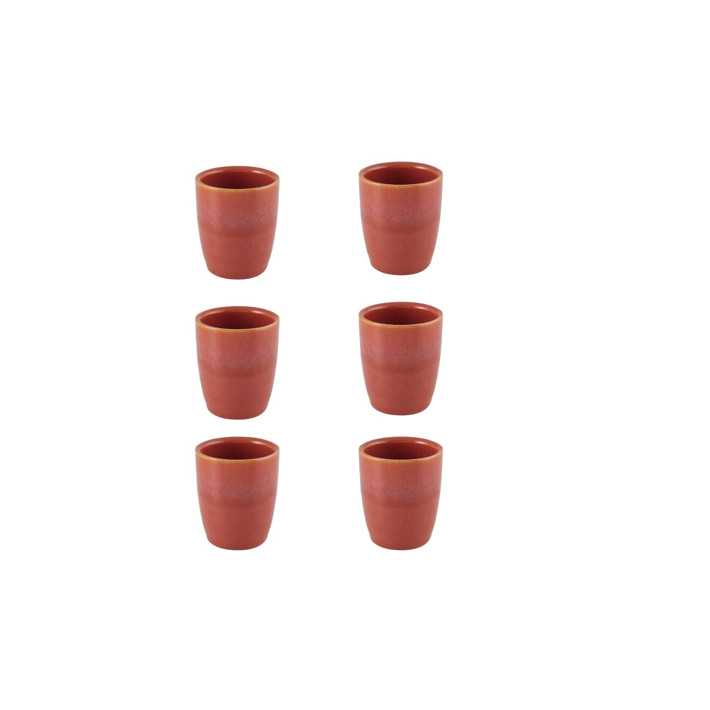 Coral Cup Espresso, set of 6