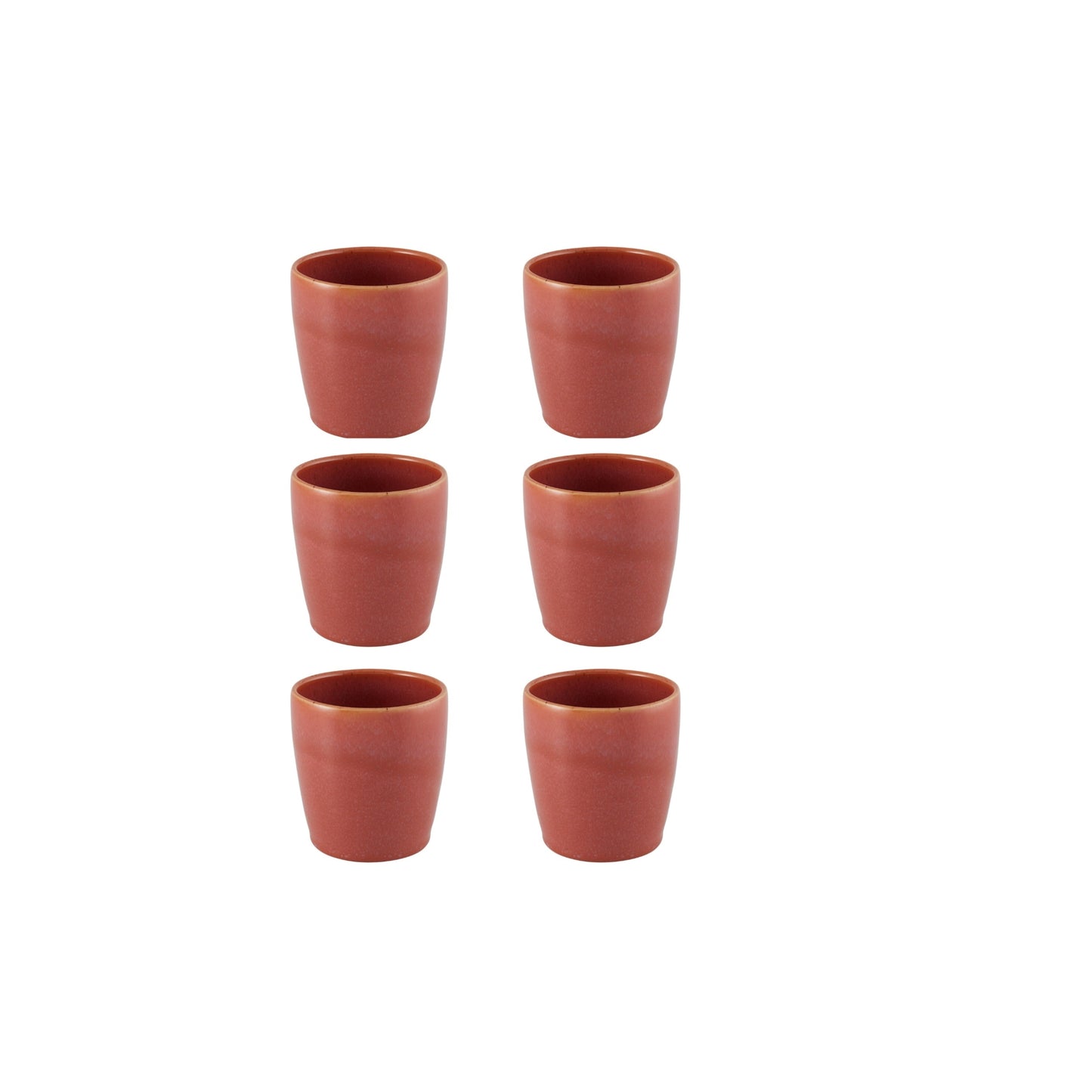 Coral Cup Medium, set of 6