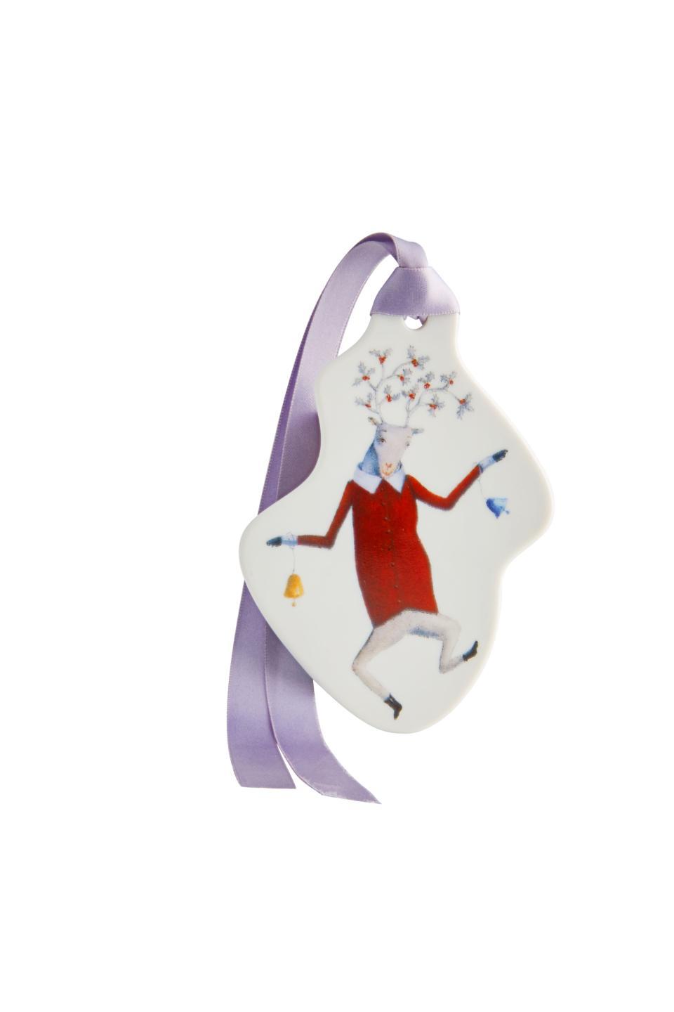 Reindeer With Bells Ornament