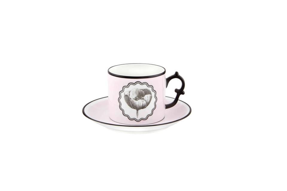 Pink Tea Cup and Saucer